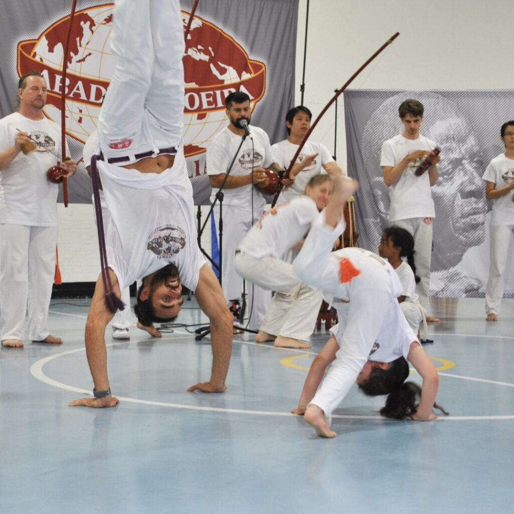 Capoeira kids and adults