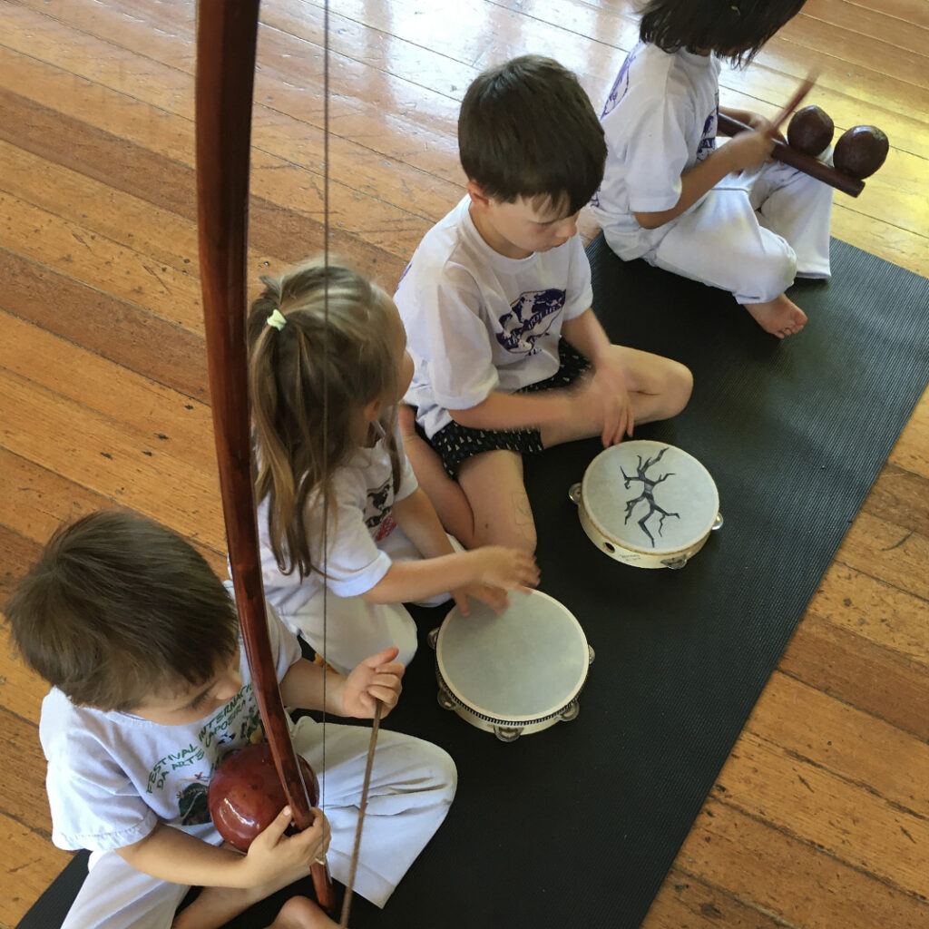 Capoeira music class for kids
